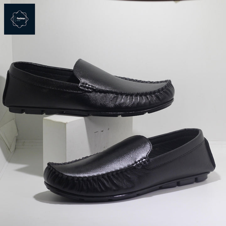 Pure leather casual loafer - footmax (Store description)