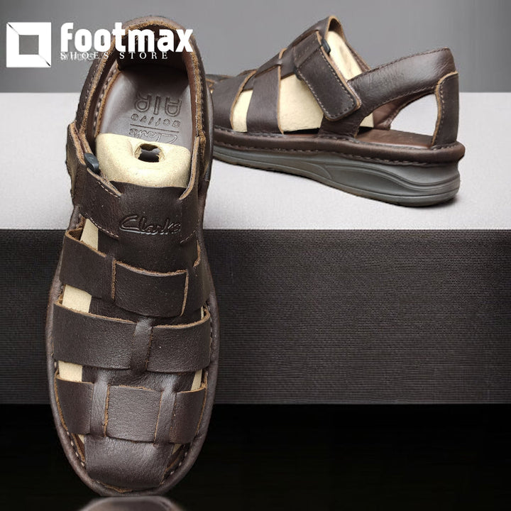 Vietnam leather sandals for men - footmax