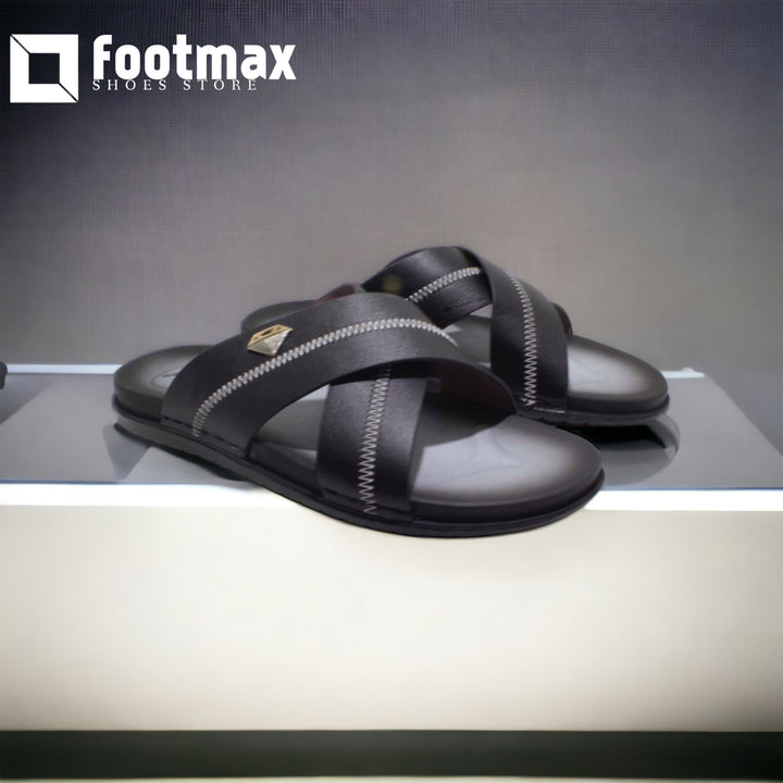 Leather flat sandals for men - footmax (Store description)