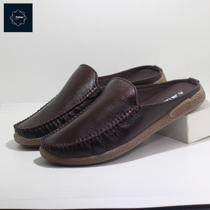 Leather half shoes for men - footmax (Store description)