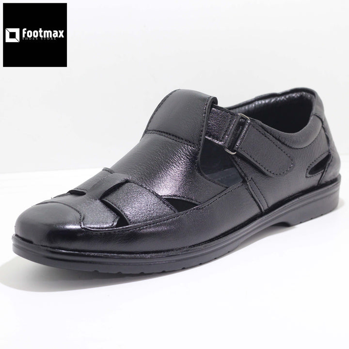 Pure leather shoe-cam sandals for men - footmax (Store description)