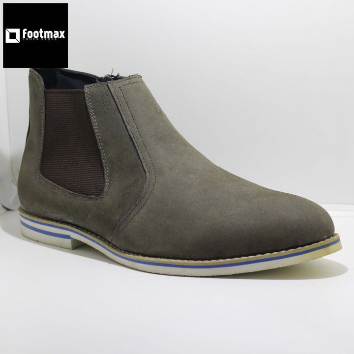 zipper closer side elastic men boot shoes - footmax (Store description)