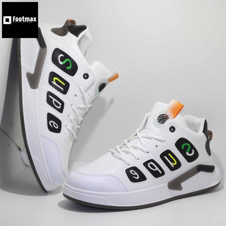 Black sneakers casual shoes for outdoor random working shoes - footmax