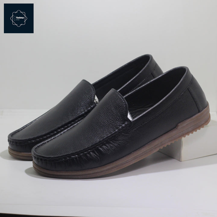 Pure leather men comfortable loafers - footmax (Store description)